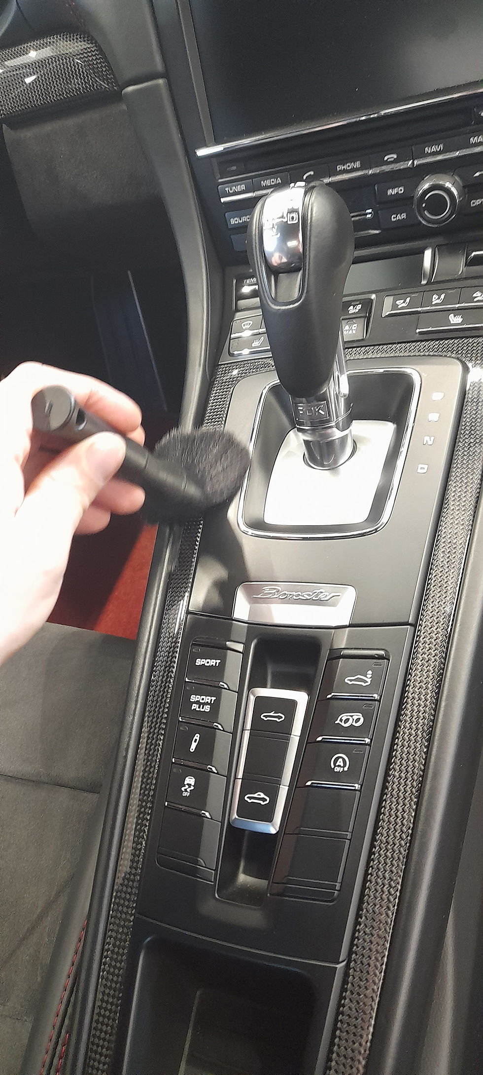 interieur detailing Porsche
