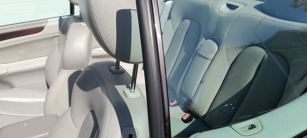 Mercedes-Benz clk320 leder reinigen & beschermen