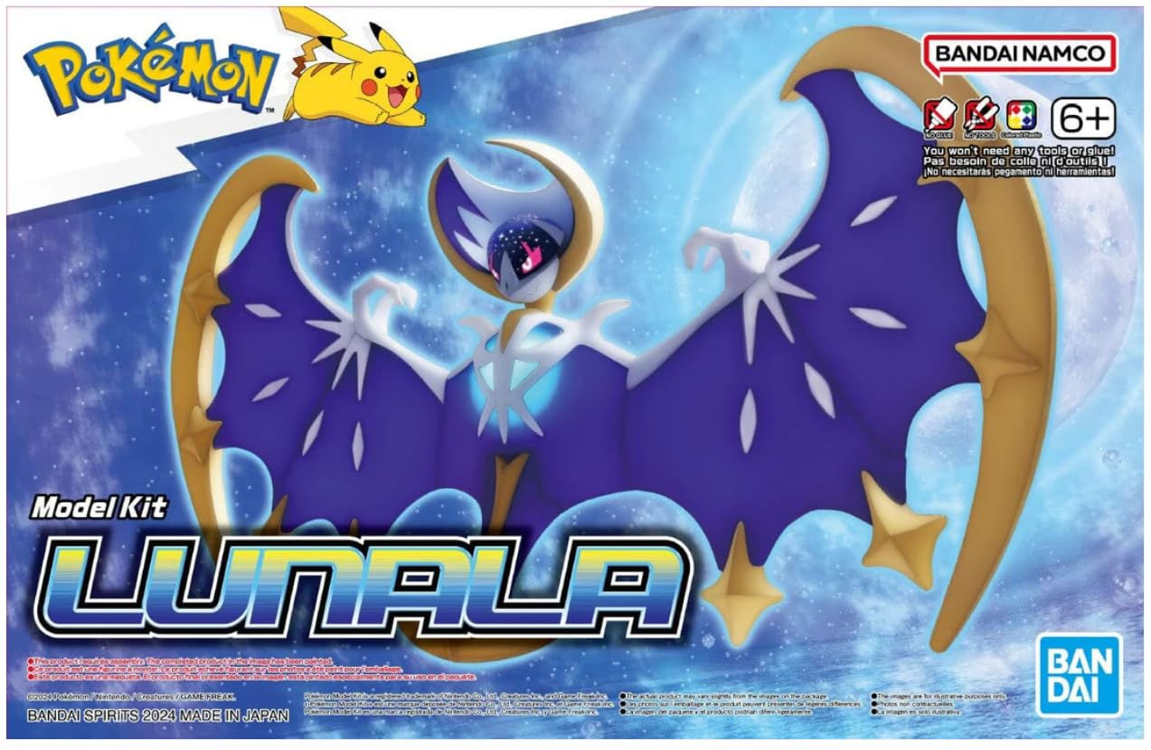 Lunala "Pokemon", Bandai Hobby Pokemon Model Kit