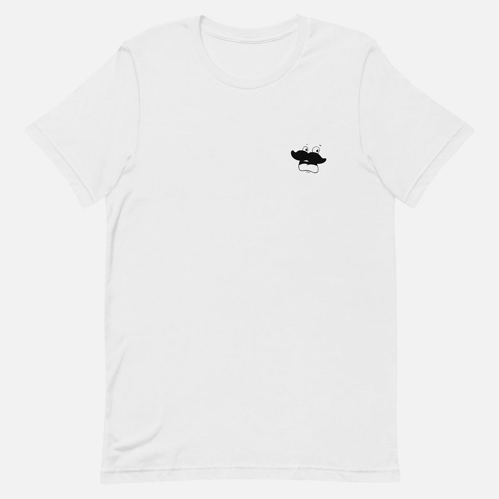 "Scared Herman" White T-Shirt