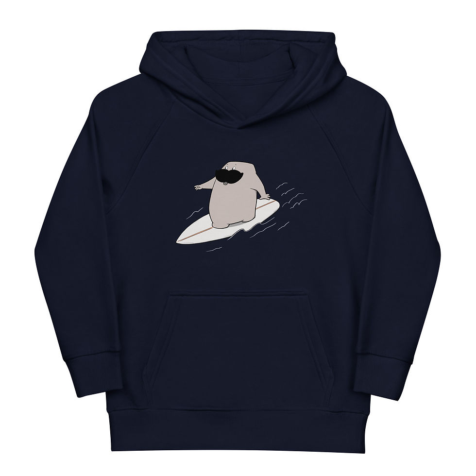 Thumbnail: Surfing - Kids eco hoodie