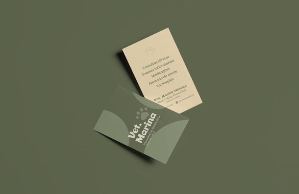 Identidade visual e logo para clínica veterinária — Lapidário