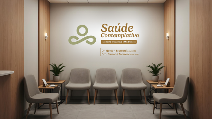 Identidade visual e logo para medicina integrativa e mindfulness