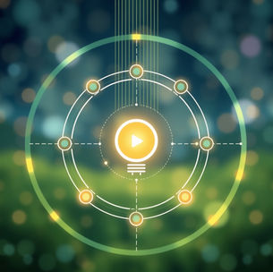 background shape implying technology