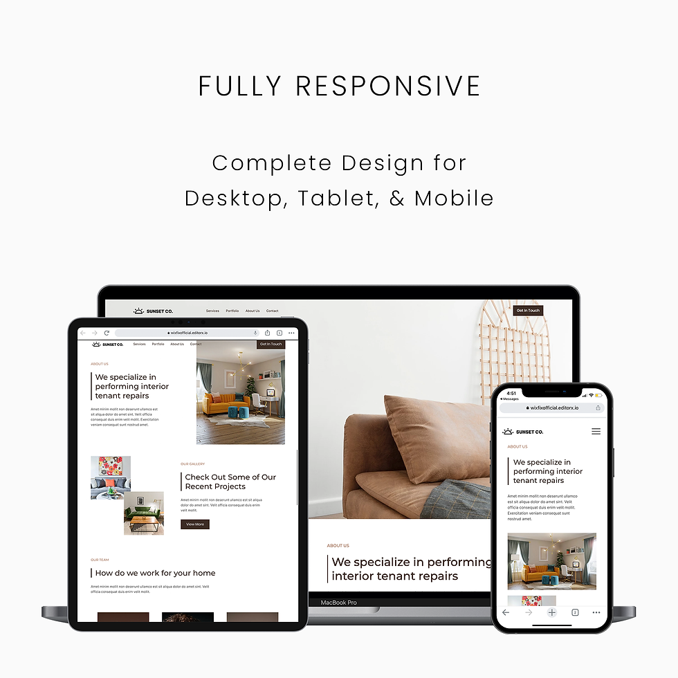 Thumbnail: Interior Design V2 - Editor X Template