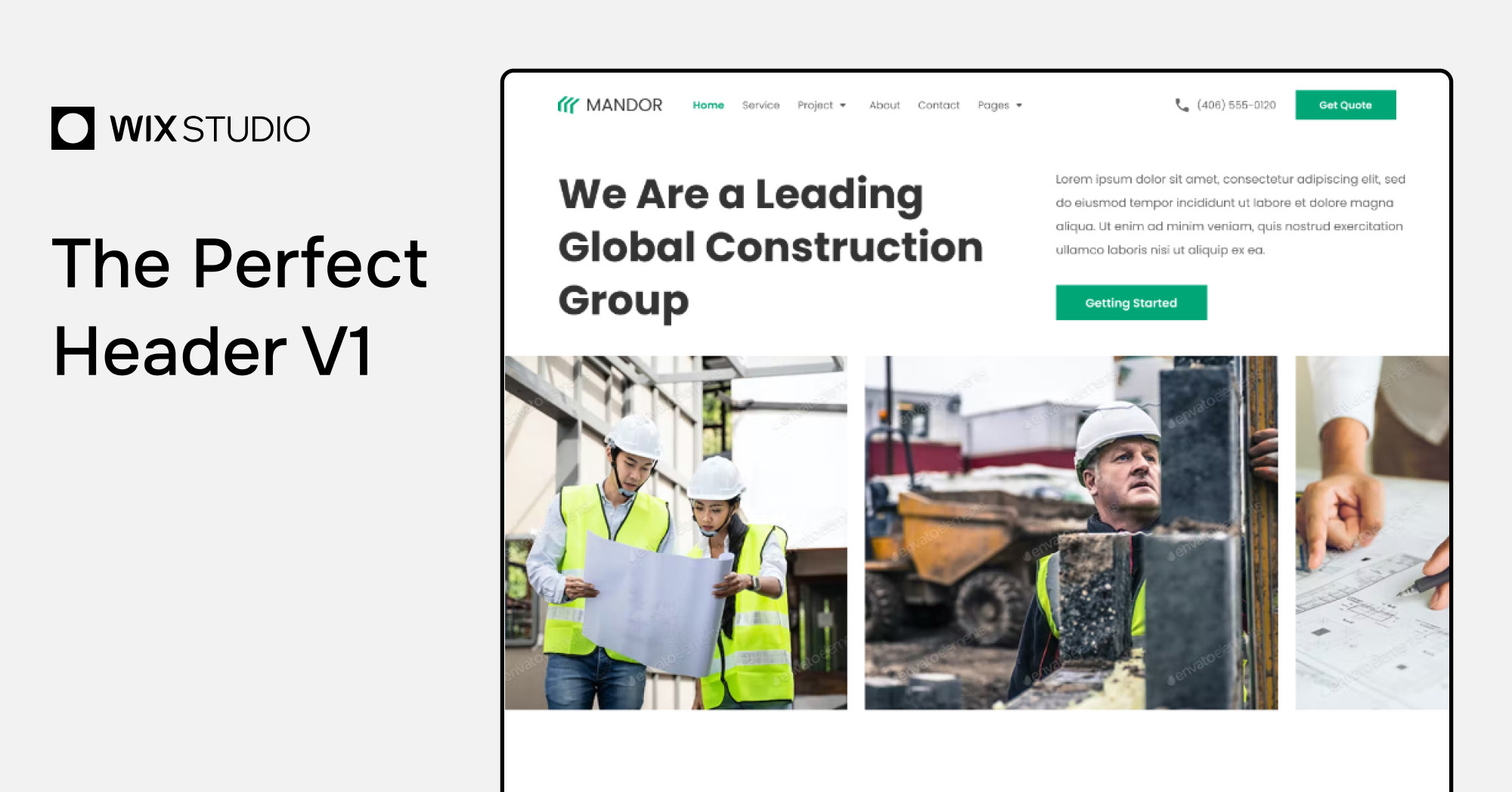 Wix Header Examples Two Perfect Headers Section Template | Wix Fix