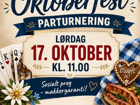 Oktoberfest på Dampen Lørdag 17.oktober klokken 11.00.