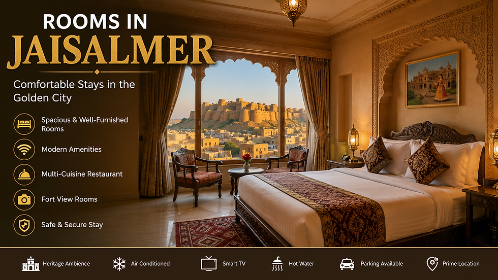 Best Rooms in Jaisalmer for Destination Wedding Guests