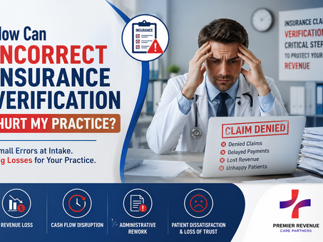 How can incorrect insurance verification hurt my practice