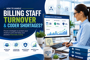 How do I handle billing staff turnover and coder shortages
