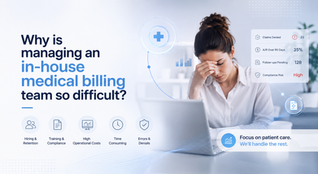 Why is managing an in-house medcial billing team so difficult?