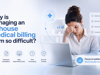 Why is managing an in-house medcial billing team so difficult?