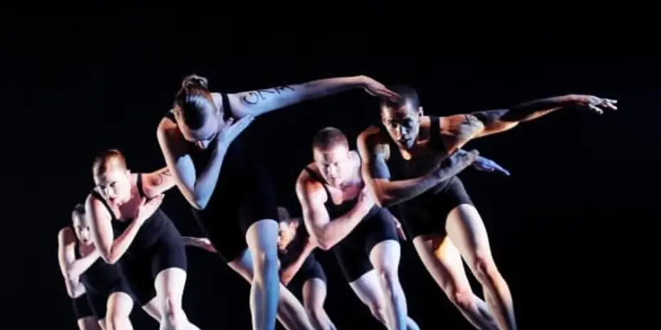 A close up of a group of dancers.