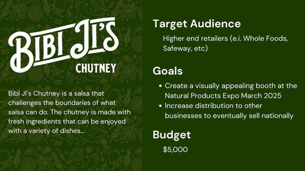BibiJi's Chutney Final Presentation2