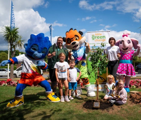 Little Green Change Haven mascots