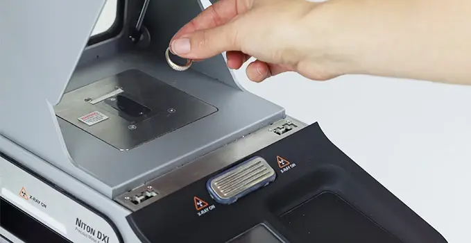 Jewellery assay testing using XRF Test
