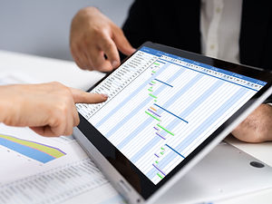 Convertible Laptop With Gantt Software Chart And Agenda.jpg