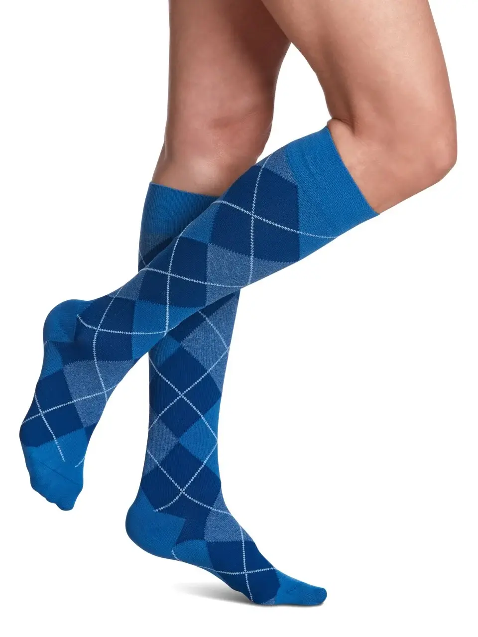 Thumbnail: Sigvaris Microfibre Patterns for Women Medical Grade Compression - Knee High