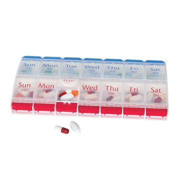 Parsons 7 Day AM/PM Pill Reminder - 2x Day