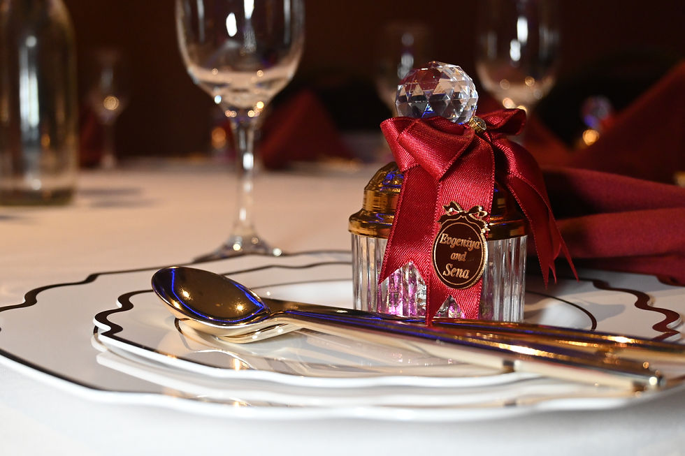 Private party room setup at Jade Eatery and Lounge in Forest Hills