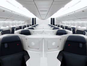 Conheça o novo assento Business da Airfrance.