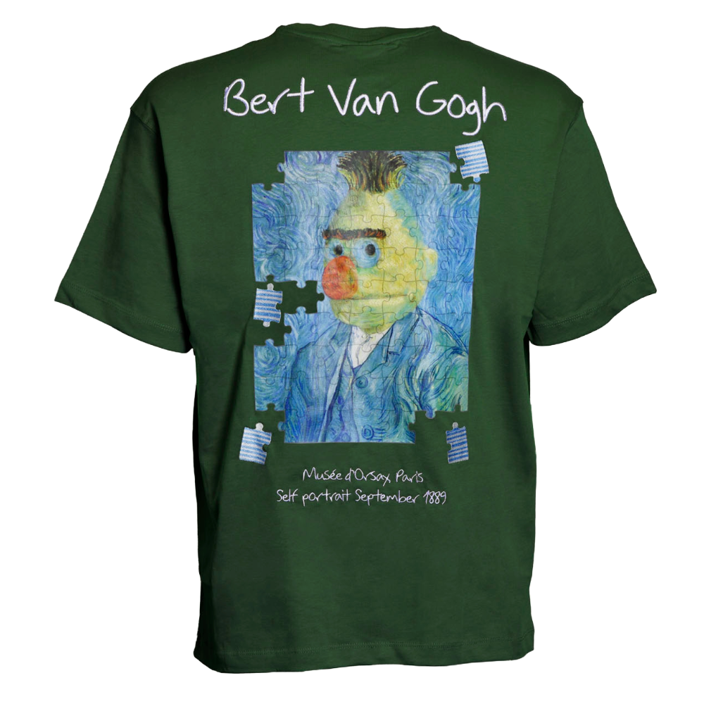 T-Shirt Bert van Gogh Groen