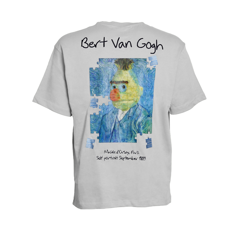 T-Shirt Bert van Gogh Wit