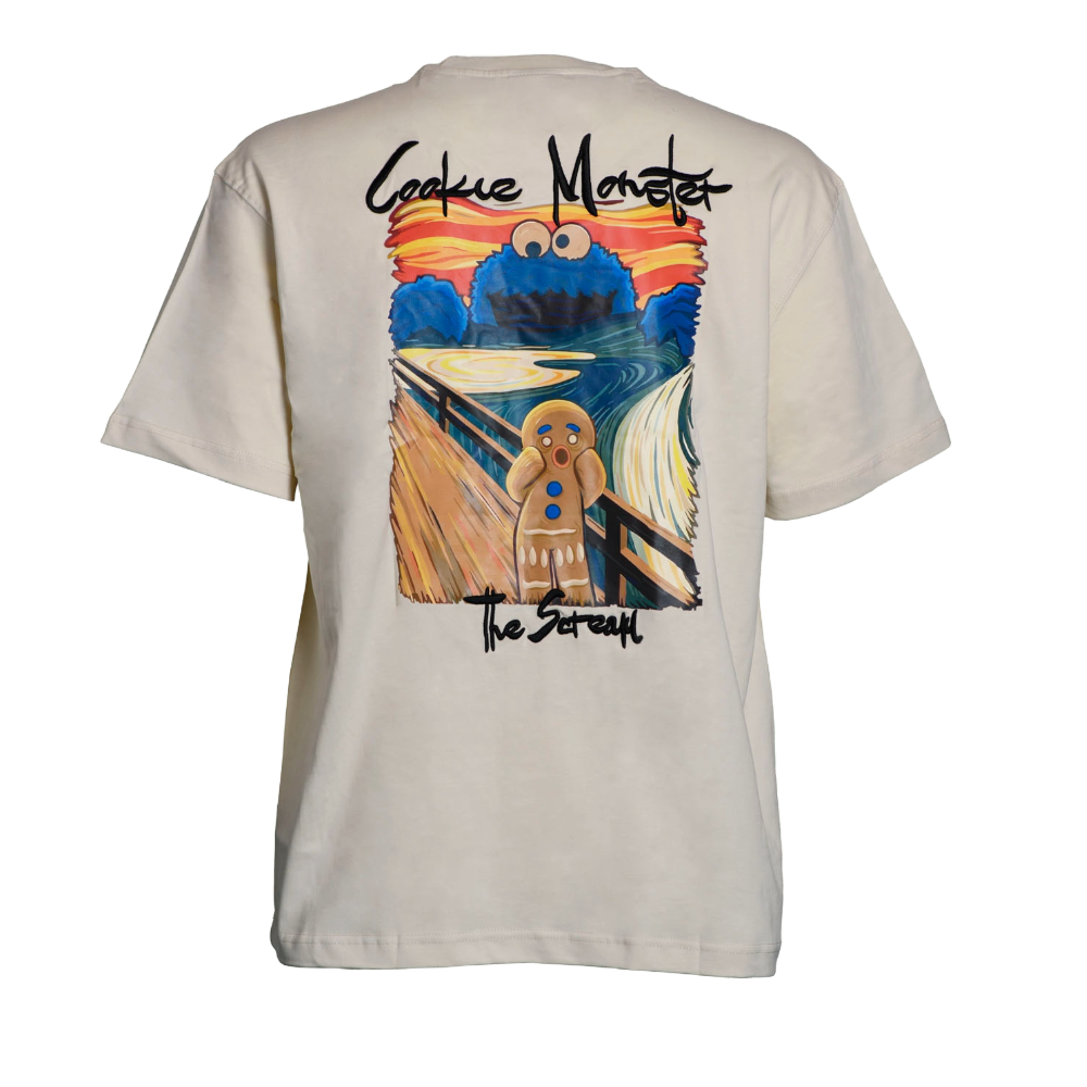 T-Shirt Cookie Monster Beige