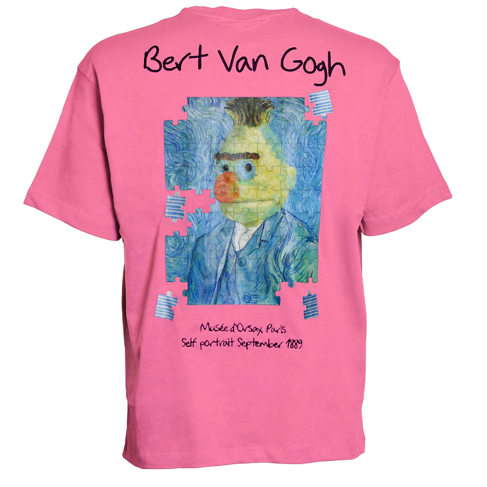 T-Shirt Bert van Gogh Roze