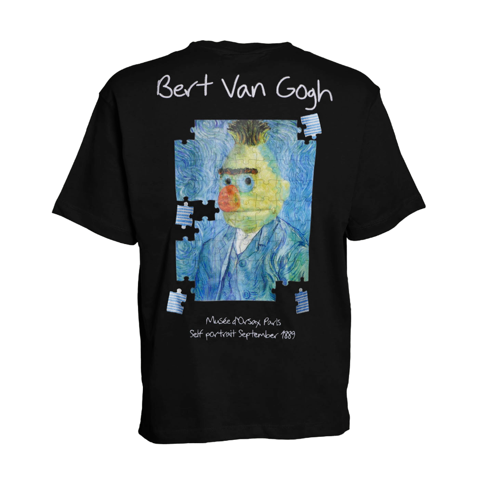 T-Shirt Bert van Gogh Zwart