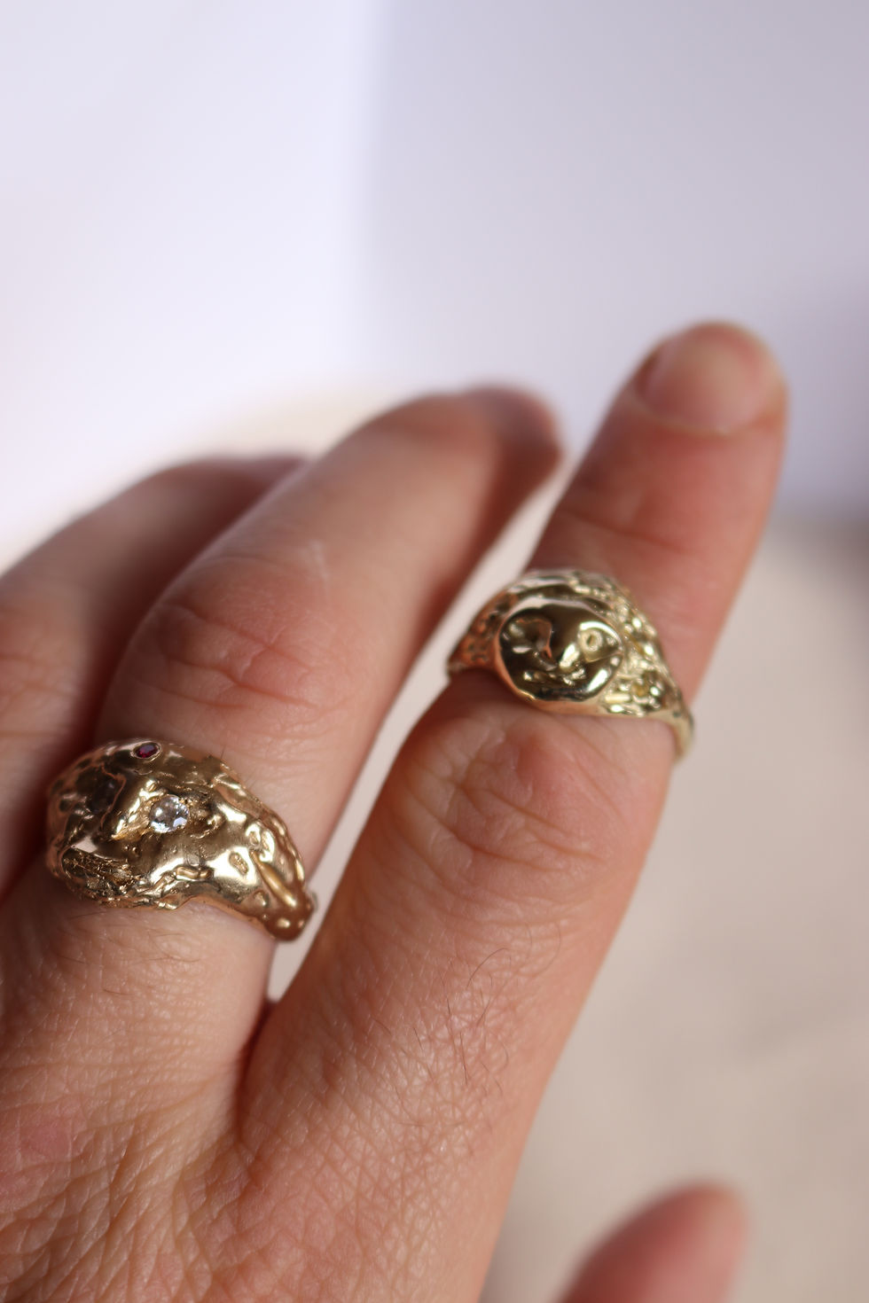 Thumbnail: HERALDIC LION RING