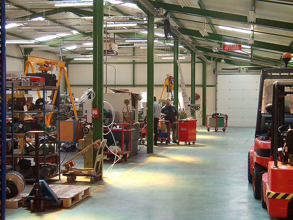 Photo d'un de nos ateliers de réparations industrielles