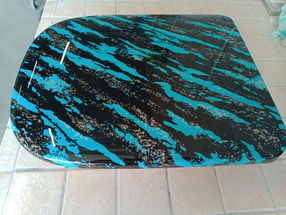 Hydro dipping objet custom lunette de toilette vernie by Lodydipping à Thonon-les-bains