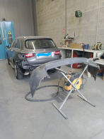 Réparation et restauration de peinture pare-choc arrière MERCEDES by Lodydipping à Thonon-les-bains
