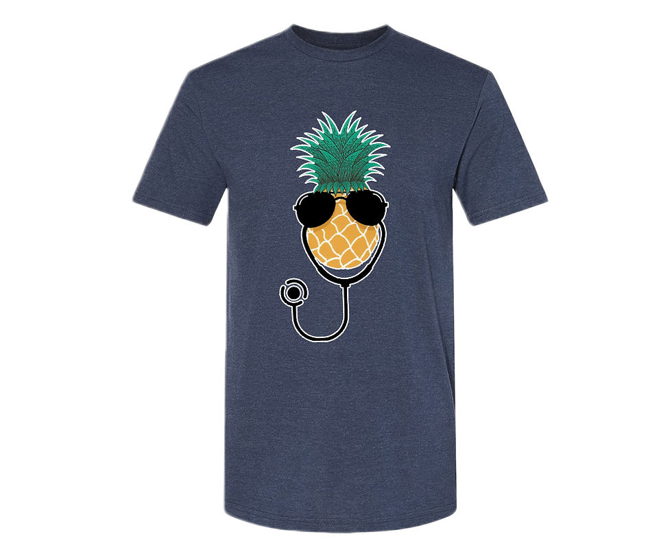 Thumbnail: Nurse Pineapple T-Shirt - Men/Unisex