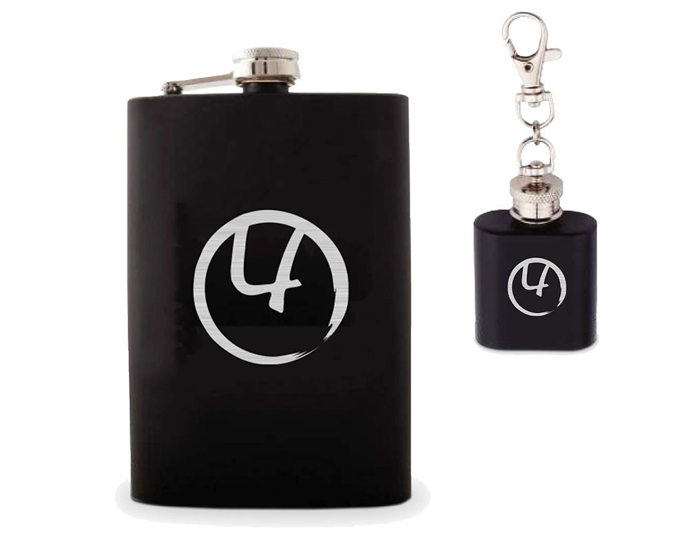 the happy swinger black flask