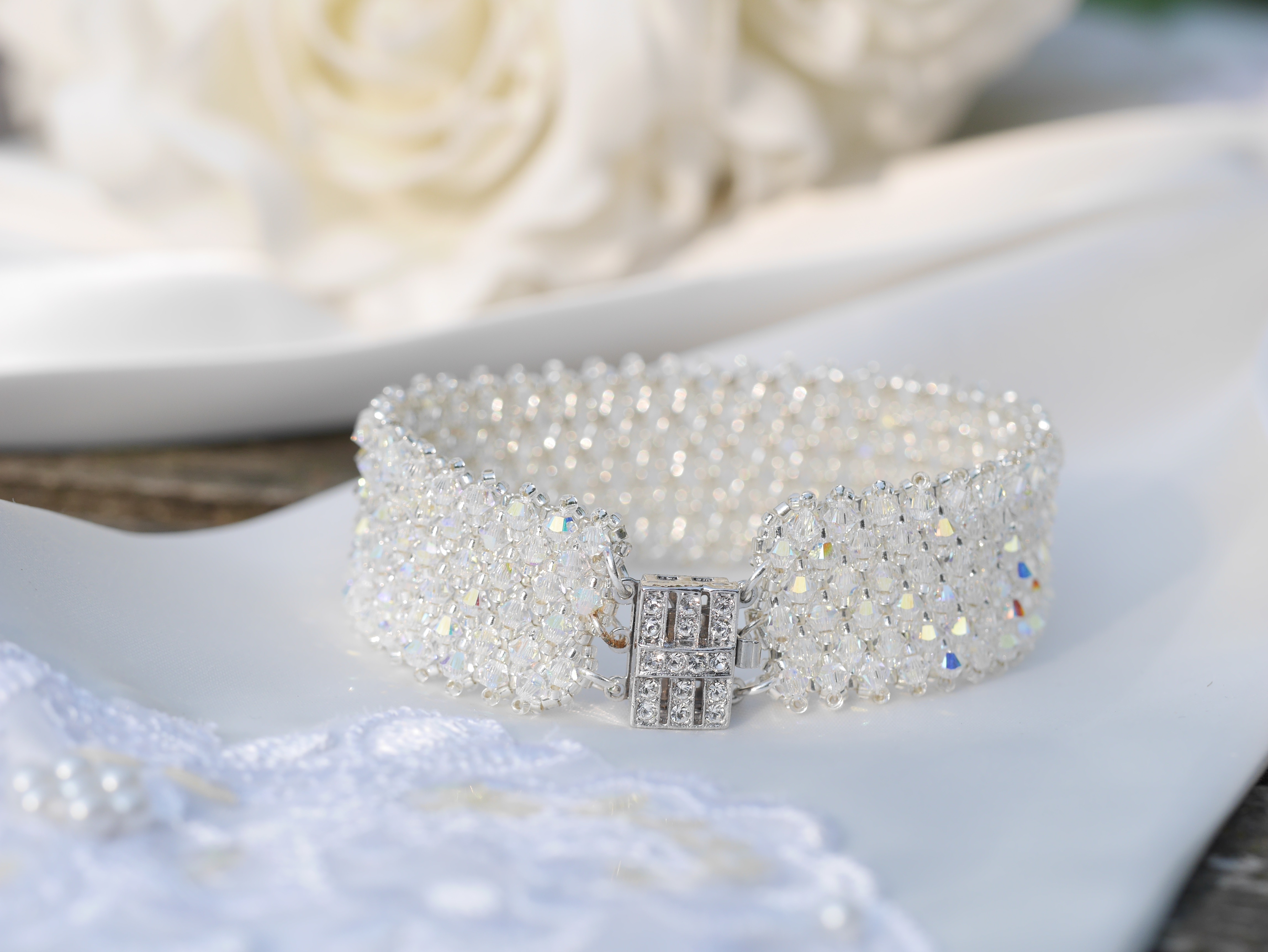 Crystal Encrusted Bracelet