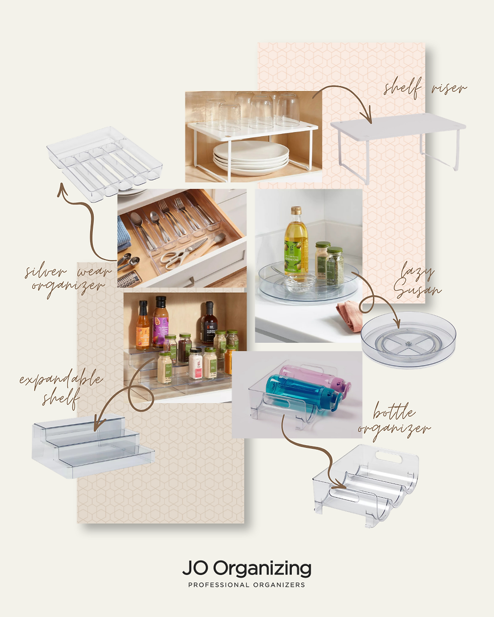 Infographic showing five tips on how to choose a professional organizer, including judgment-free support, personality fit, listening skills, family respect, and teaching simple systems.