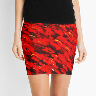 Red Black and gold abstract design