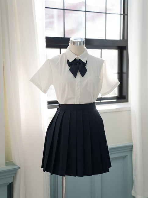 네이비 리본 교복