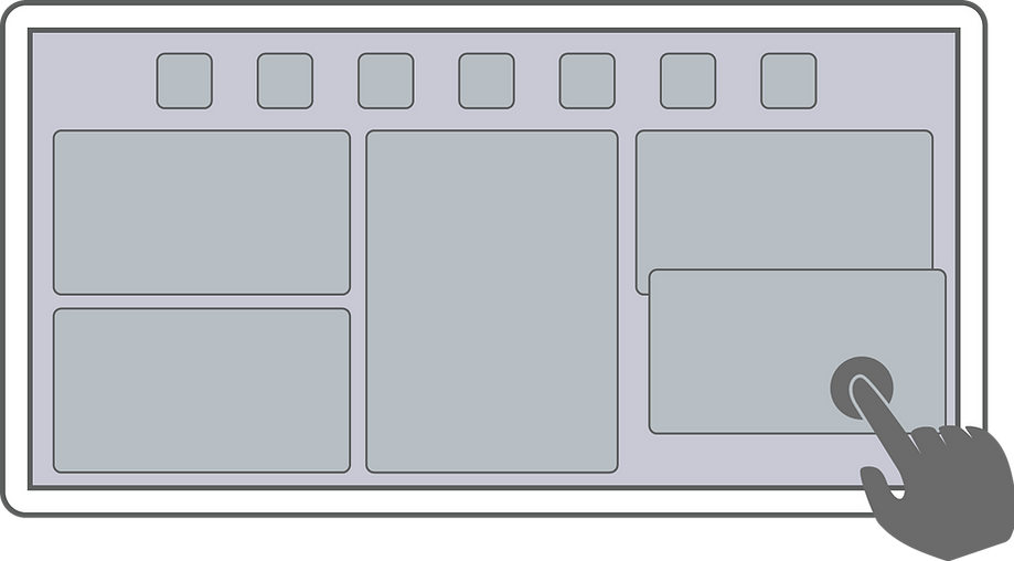 Image of the screen layout