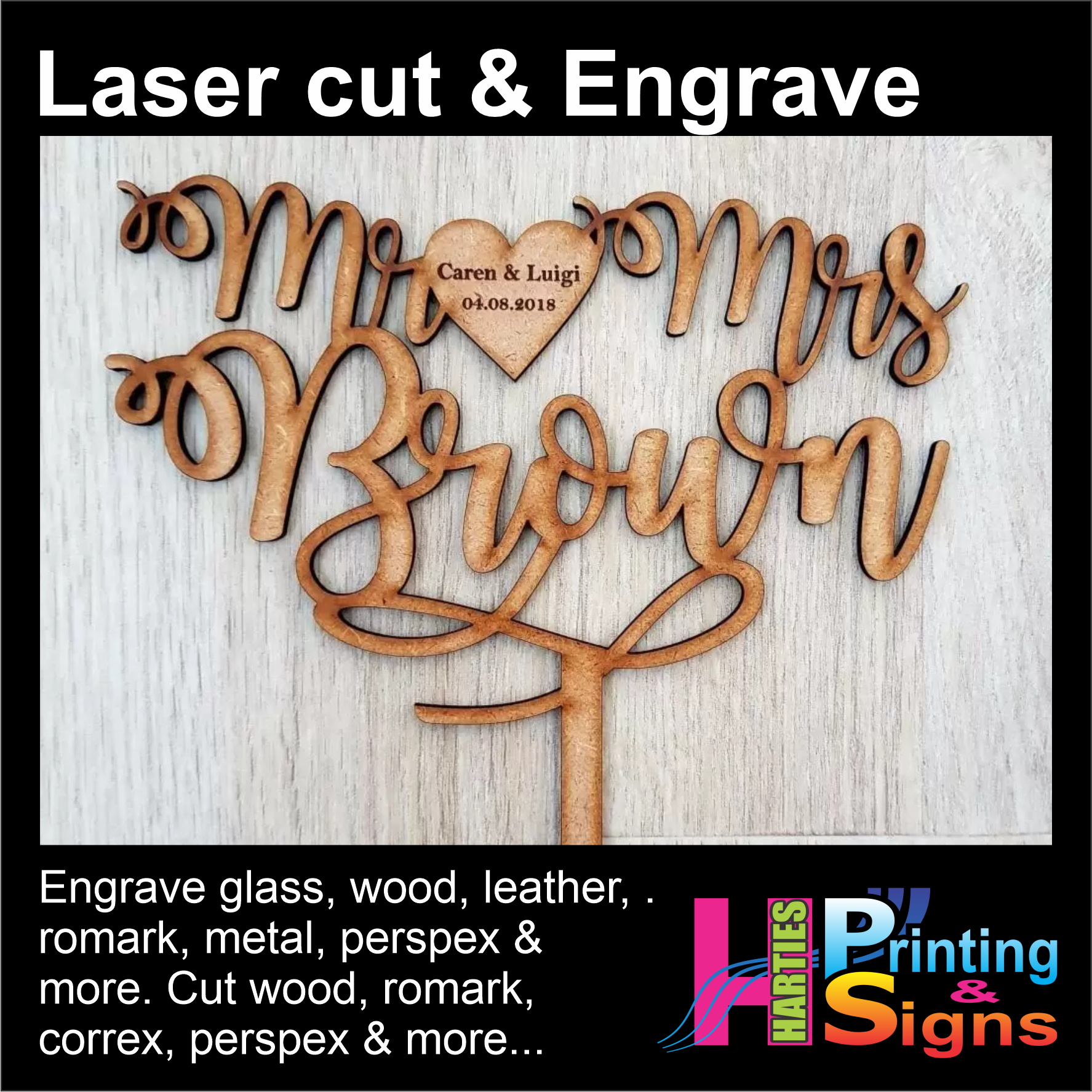 Laser Cutting and Engraving