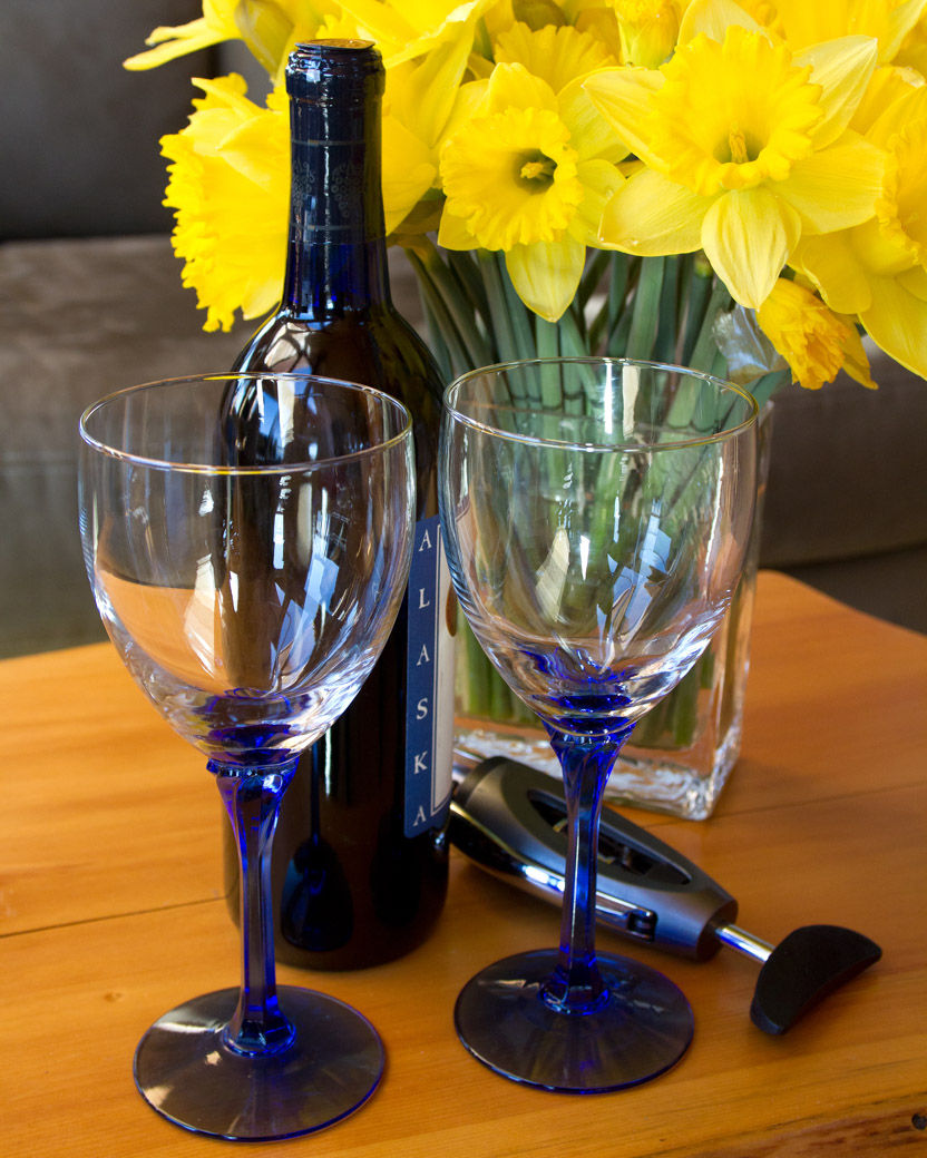Daffodils & Wine Glasses Alaska