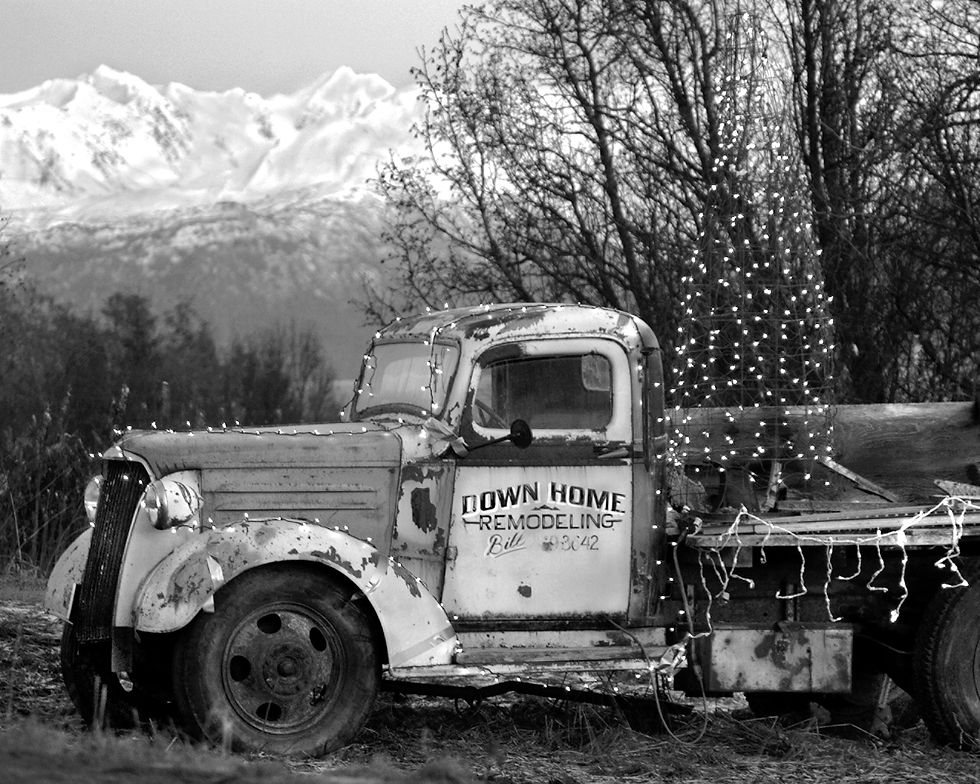 Old Truck on East End Road Homer AK
