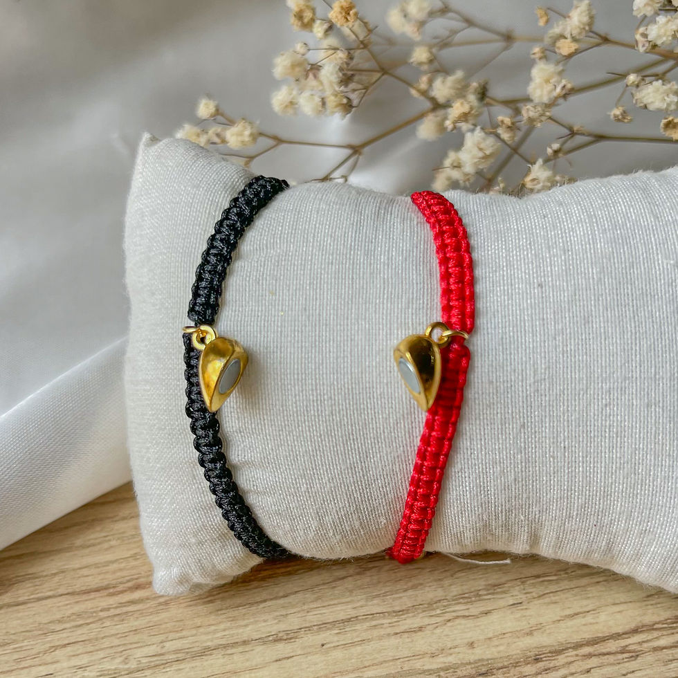 Miniatura: Pulseras imantadas corazón - pareja