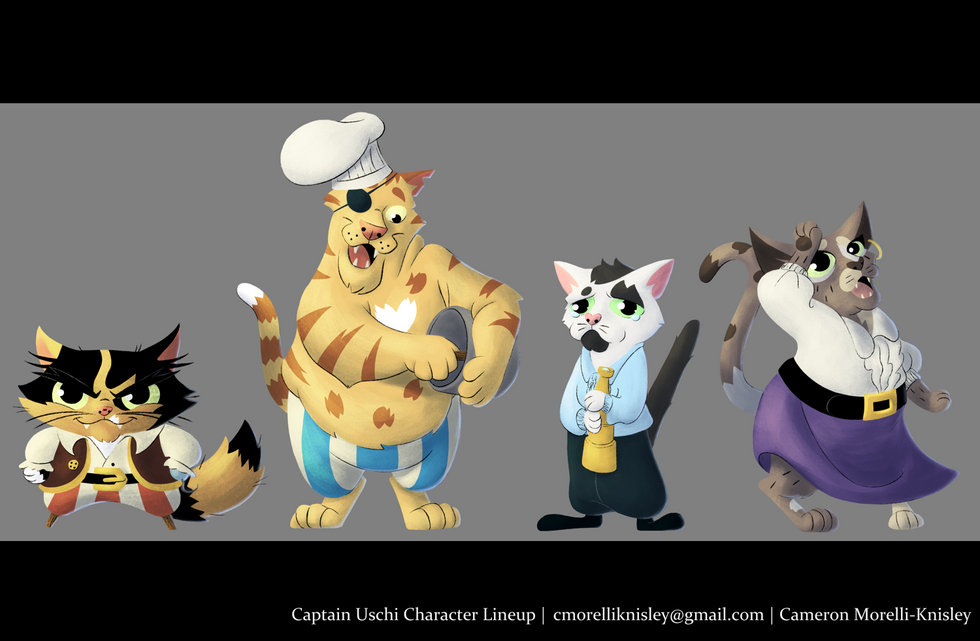 Captain Uschi Character Lineup