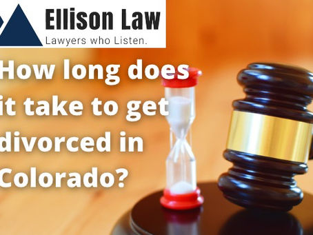How long does it take to get divorced in Colorado?