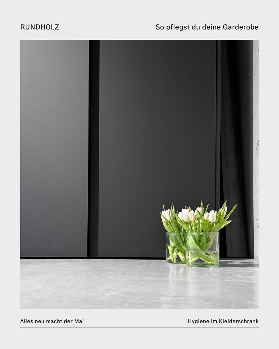 So reinigst du deinen Kleiderschrank und pflegst deine Garderobe von RUNHOLZ.