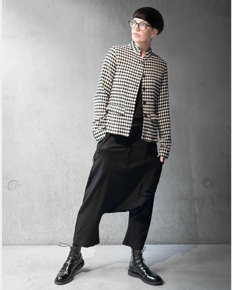 Miniaturbild: Jacke in Black-Check von Pal Offner