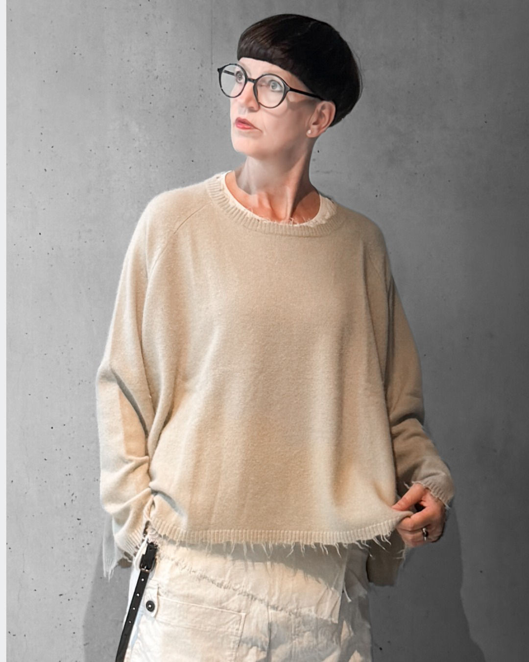 RUNDHOLZ - sehr weicher Pullover in "Ginger"